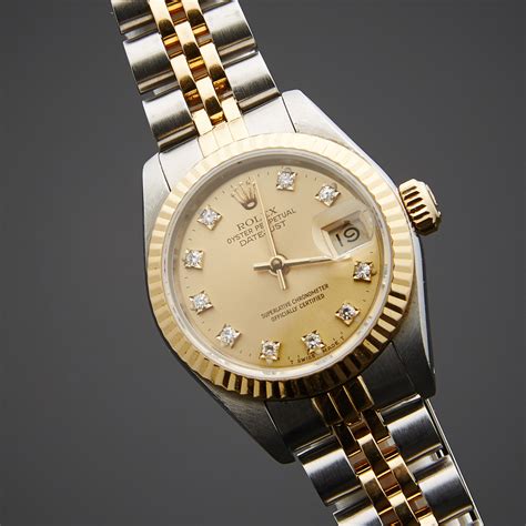 rolex women's watch second hand|ladies datejust rolex pre owned.